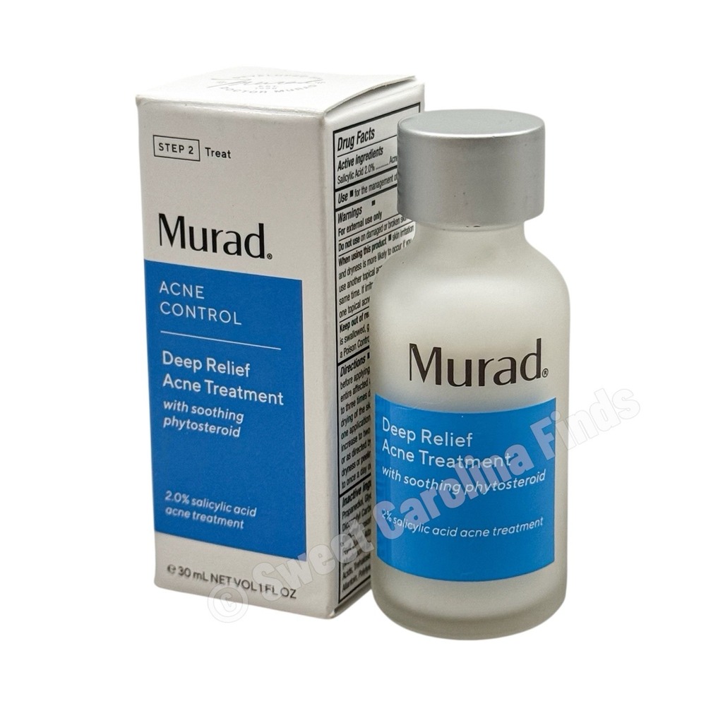 Murad Acne Control Deep Relief Acne Treatment 1 oz 2% Salicylic Acid 03/27 NEW